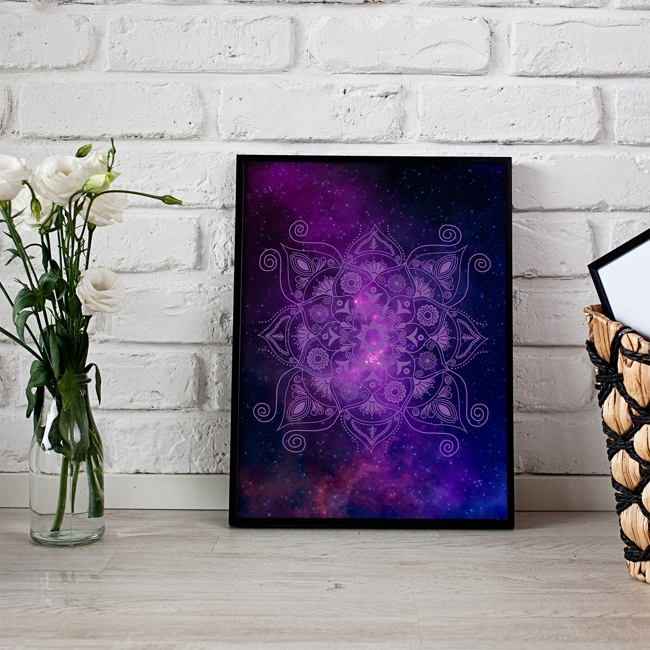 Space Mandala Zen Wall Art Print