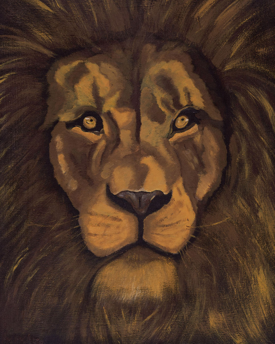 "Strong" Lion Art Print