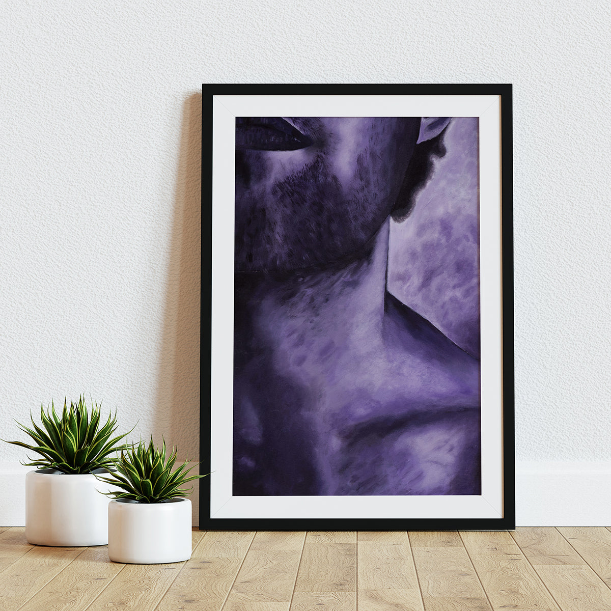 Ljubičasta Serija "Body Parts" - Art Print 4