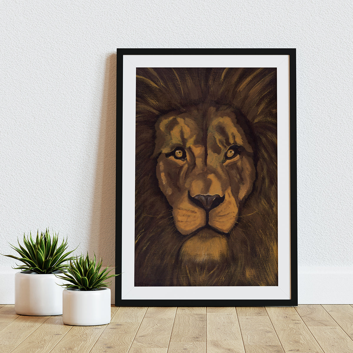 "Strong" Lion Art Print