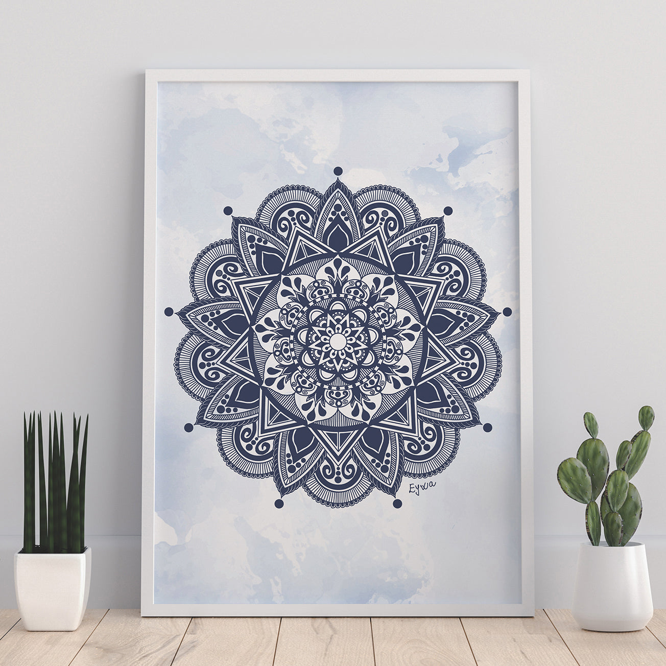 Plava Mandala - Art Print