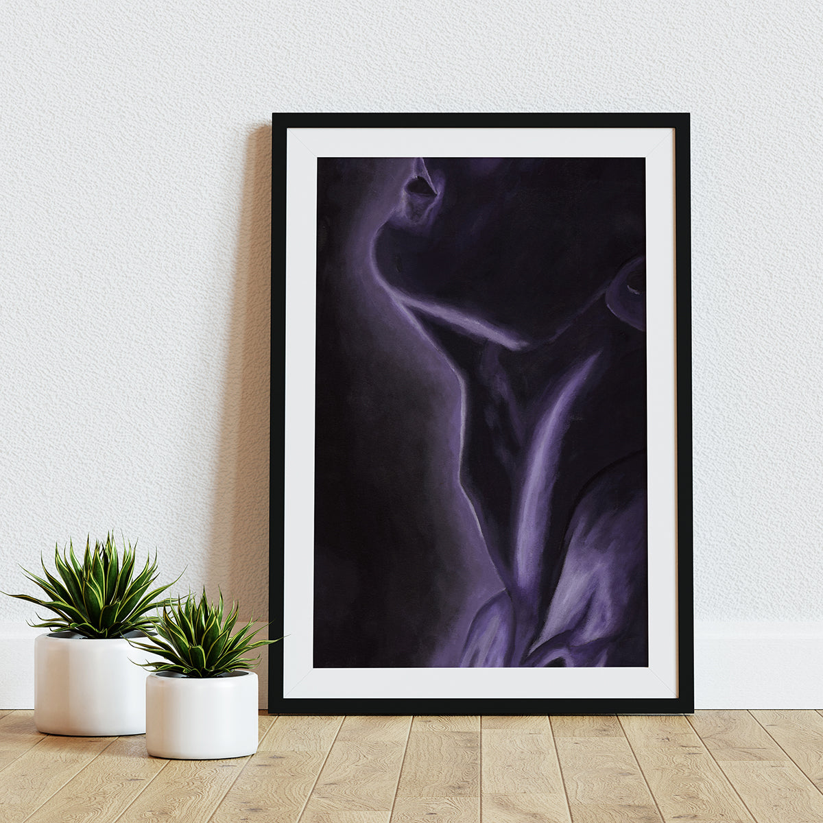 Ljubičasta Serija "Body Parts" - Art Print 5