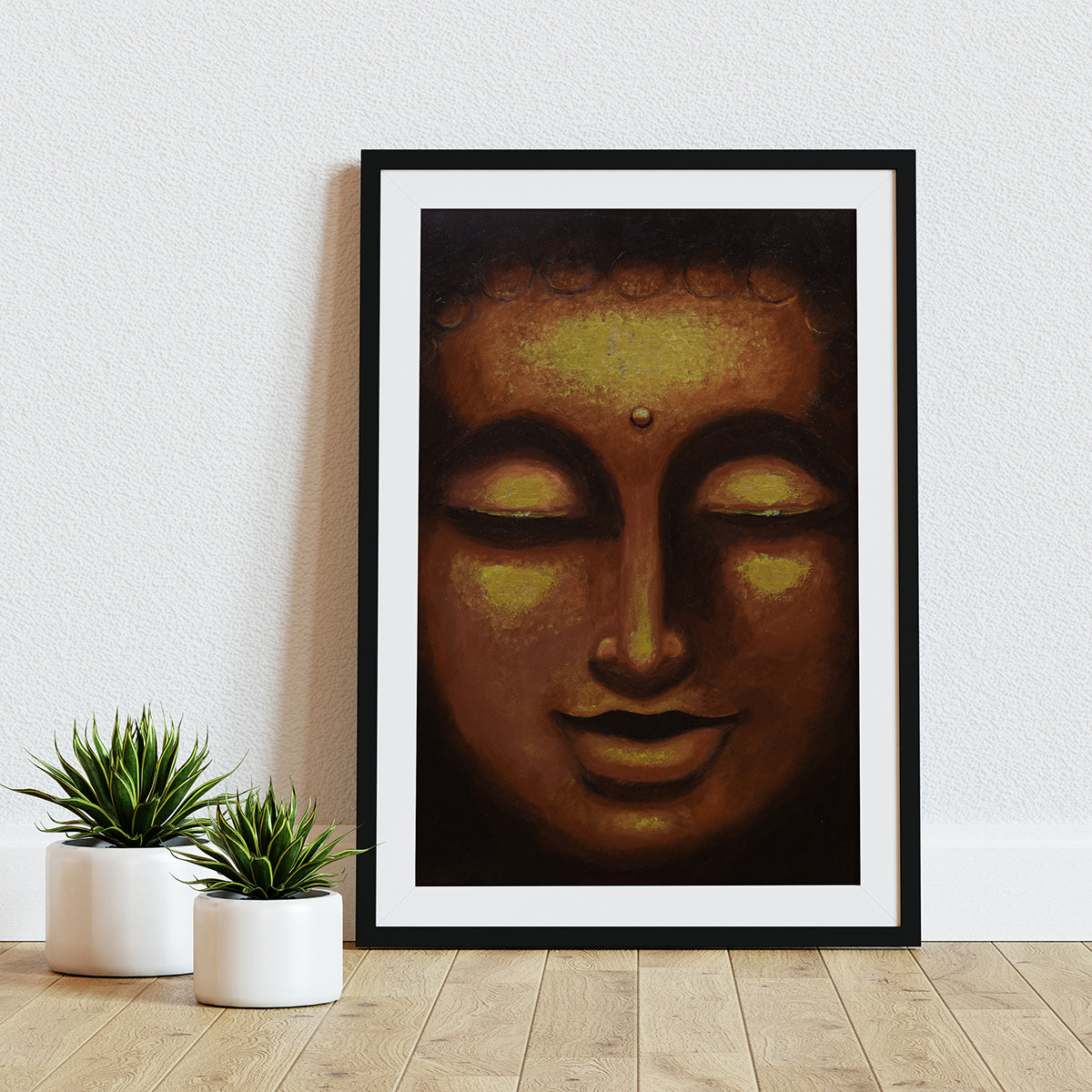 "Smiling Buddha" - Art Print