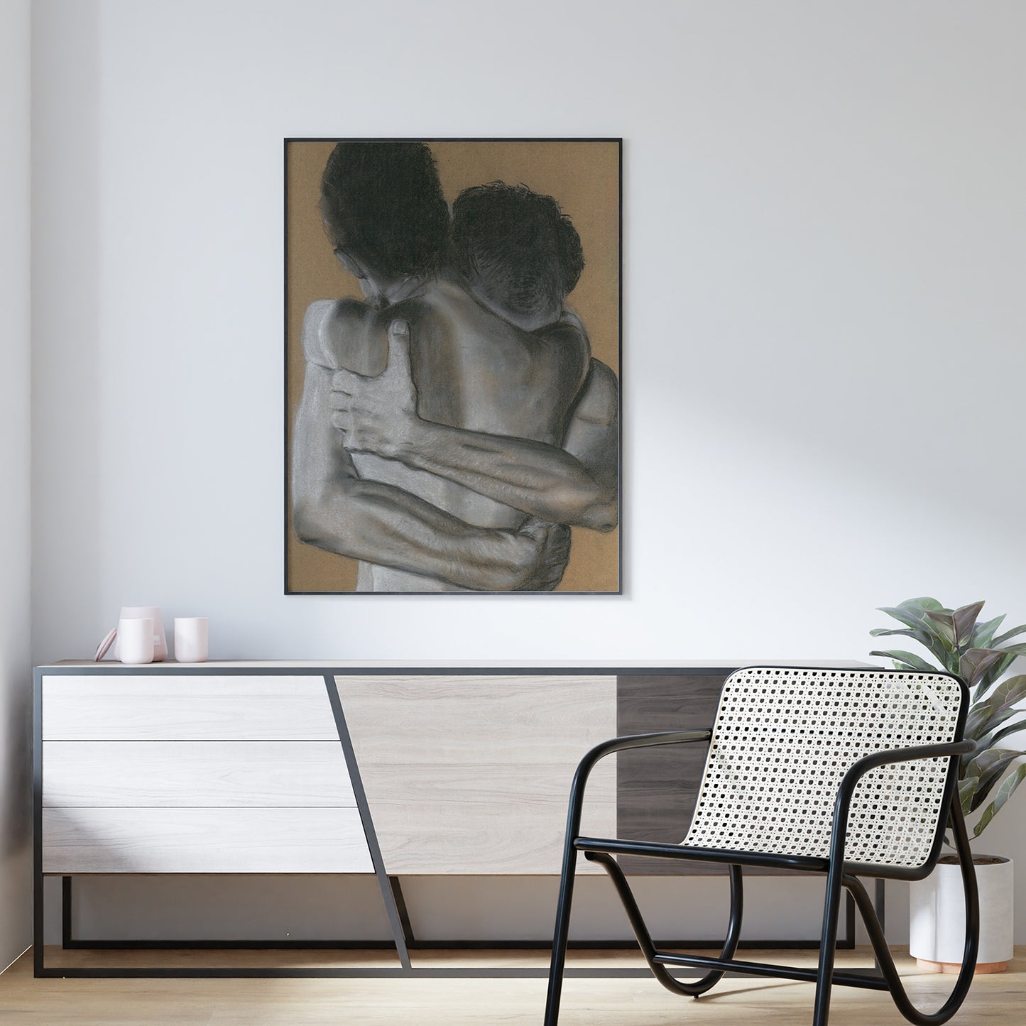 "In Your Arms" - Soul Journey Series - Art Print