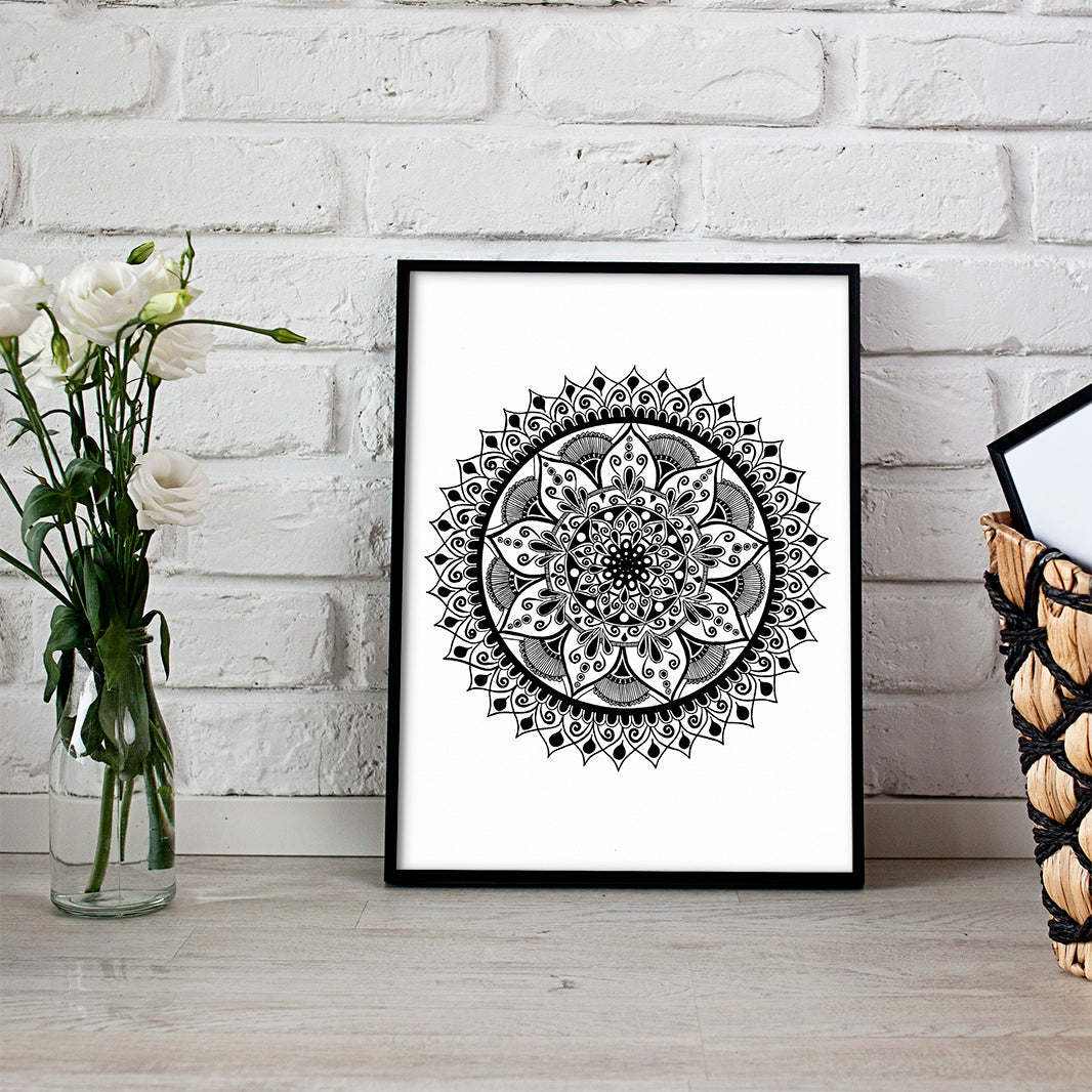 Crna Mandala M2 - Art Print